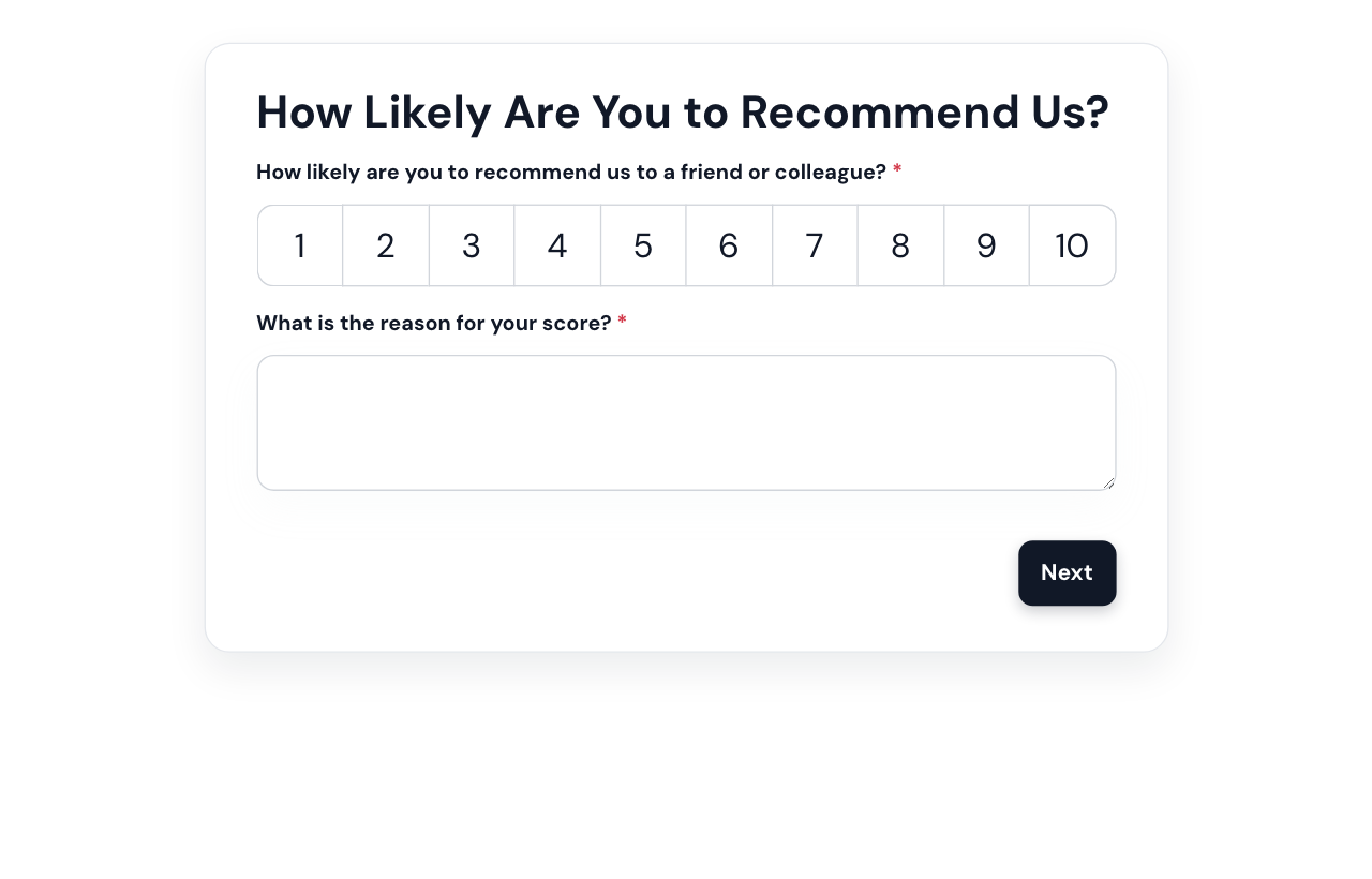 Net Promoter Score Survey cover