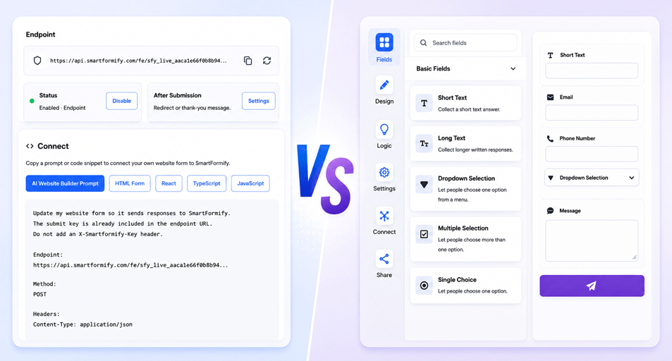 Form Endpoint vs Form Builder: Which One Should You Use?